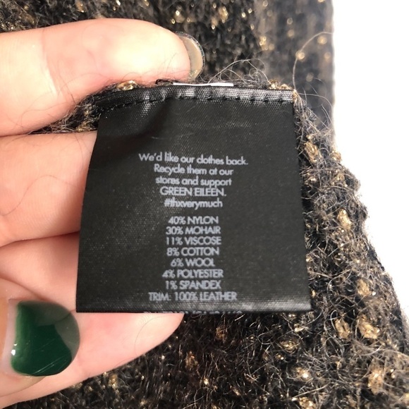 Eileen Fisher Wool Mohair Blend Sweater Xsmall - Picture 6 of 7